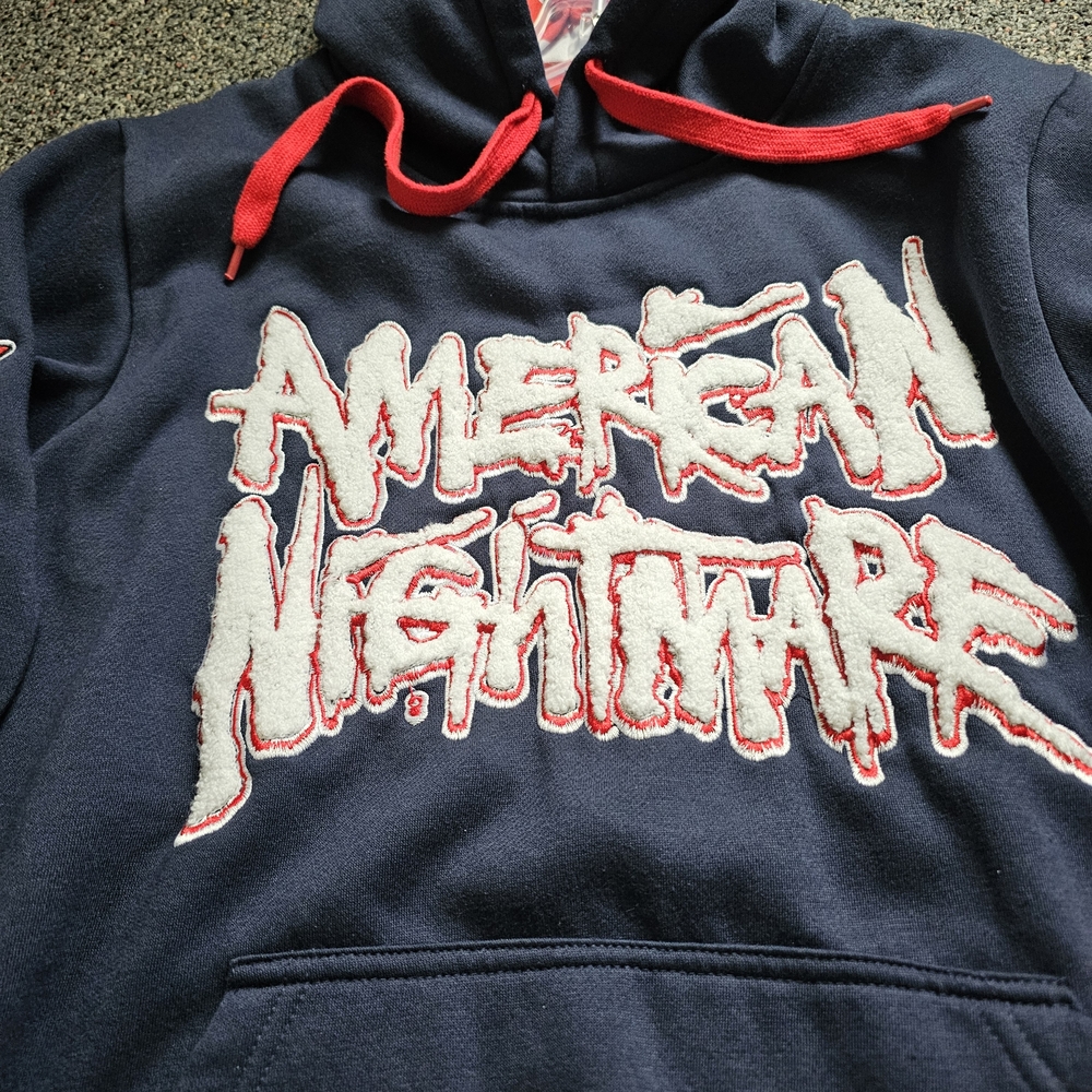 WWE Navy American Nightmare Hoodie - Picture 2 of 5